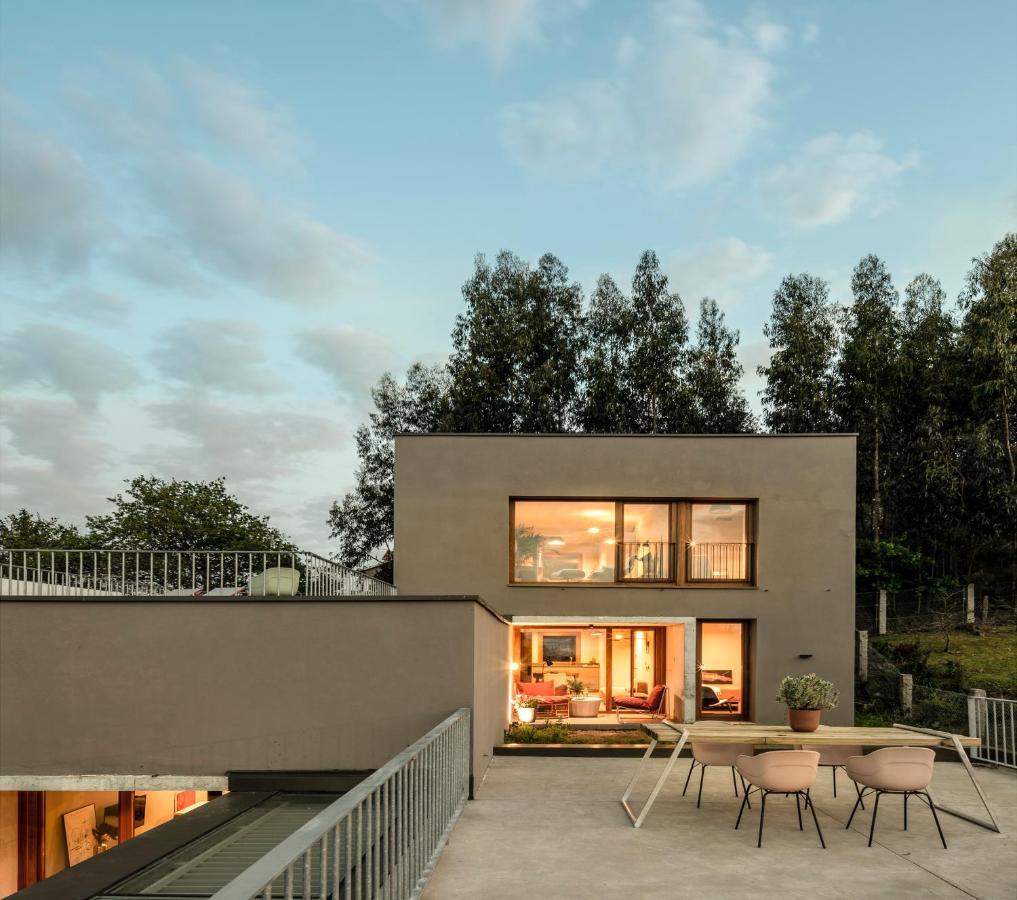 Insua Beach House Pontevedra Bagian luar foto